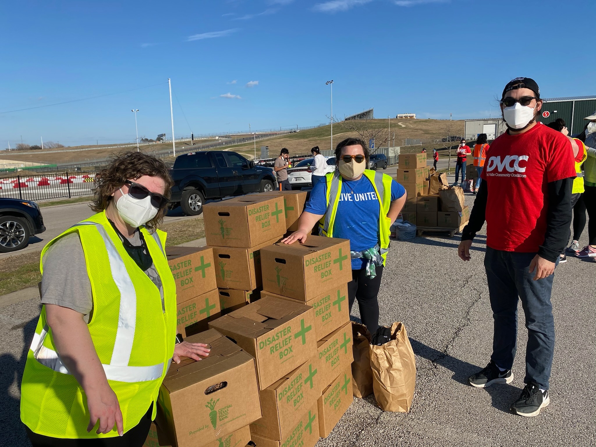 DVCC Winter Storm Uri Relief Event at Circuit of The Americas on February 21, 2021